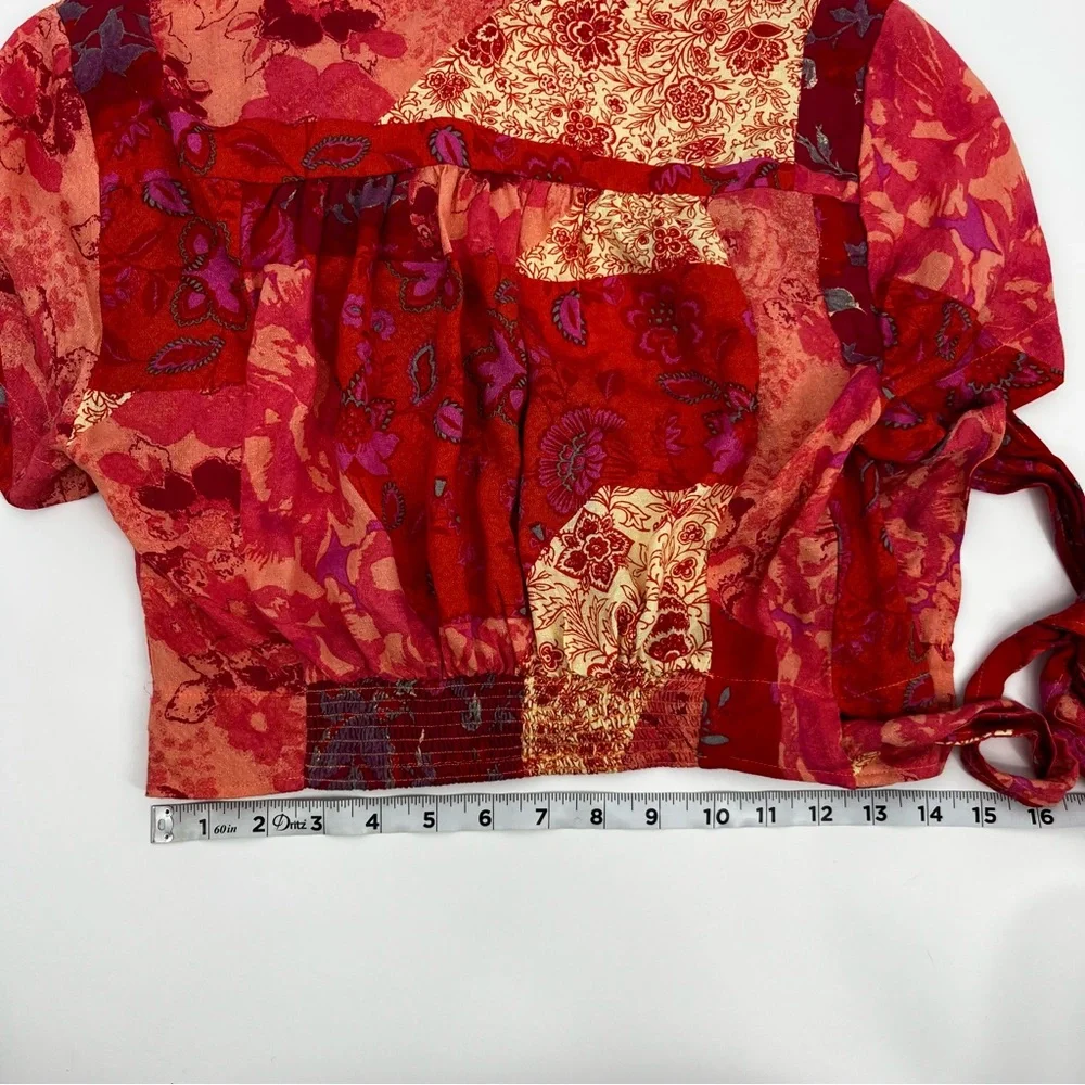Free People Ashley Top Fun Combo, Small NWT